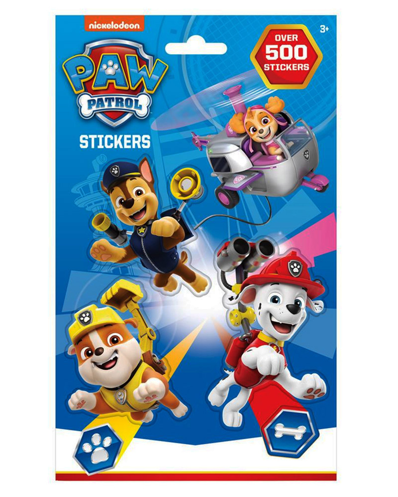 Paw Patrol Klistermærker 500 stk.