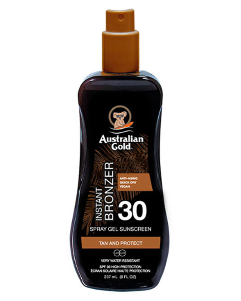 Australian Gold Instant Bronzer Spray Gel Sunscreen SPF 30 237 ml