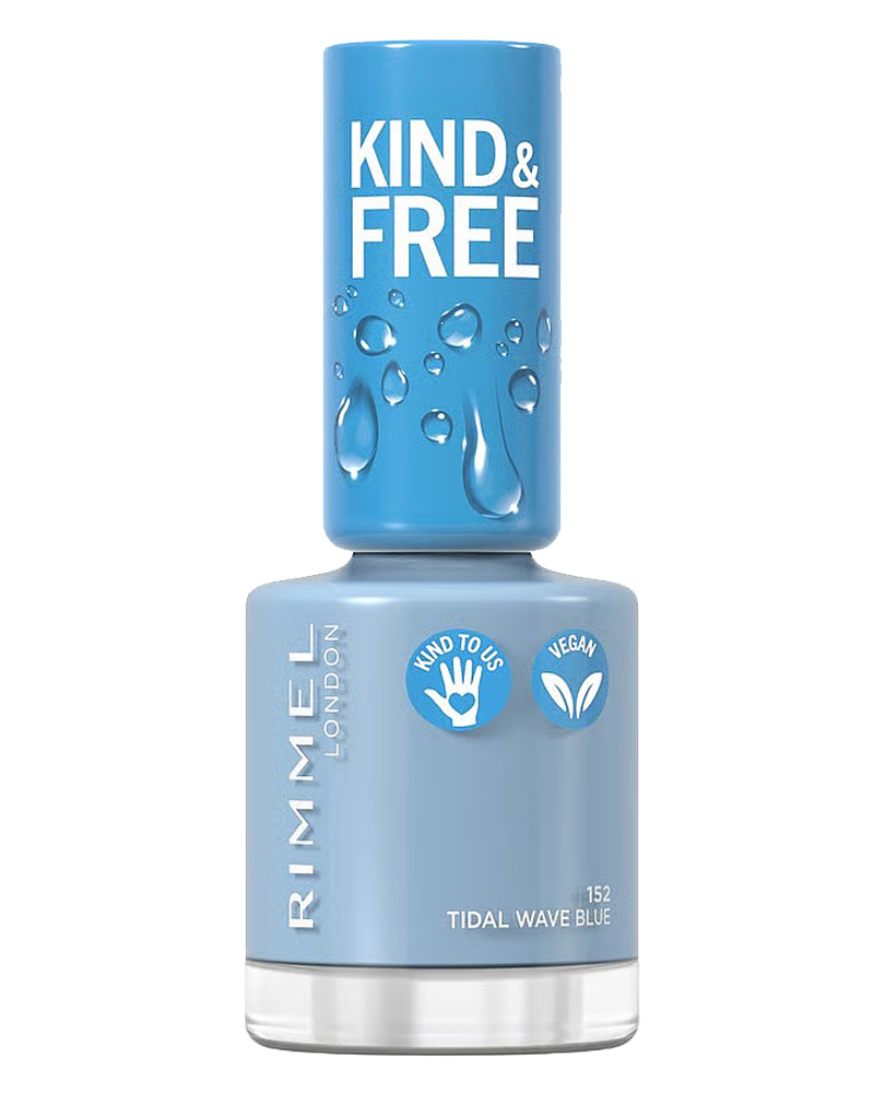 Rimmel London Kind & Free Nail Polish 152 Tidal Wave Blue 8 ml