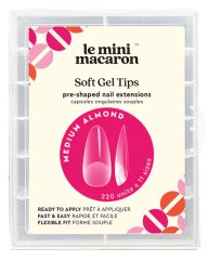 Le Mini Macaron Soft Gel Tips Medium Almond