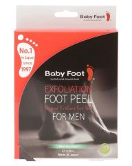 Baby Foot Exfoliation Foot Peel for Men Mint Scented (U)