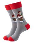 Calcetines Navideños Nissebanden Gris Talla 36-40