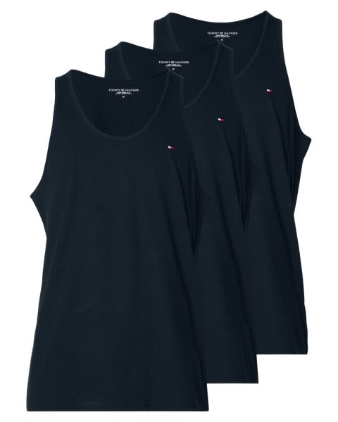 Tommy Hilfiger Signature Cotton Essentials Tank Top 3-Pack Str. XL Sort Tommy Hilfiger Signature Cotton Essentials Tank Top 3-Pack Str. XL Sort