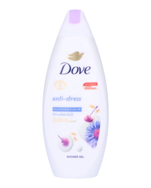 Dove Anti-stress Blue Chamomile & Oat Milk Shower Gel