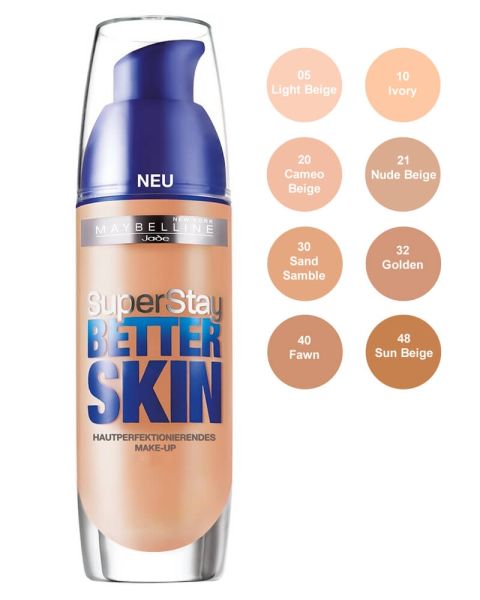 Maybelline SuperStay Better Skin, Flawless Finish Foundation - 032 Golden Maybelline SuperStay Better Skin, Flawless Finish Foundation - 032 Golden