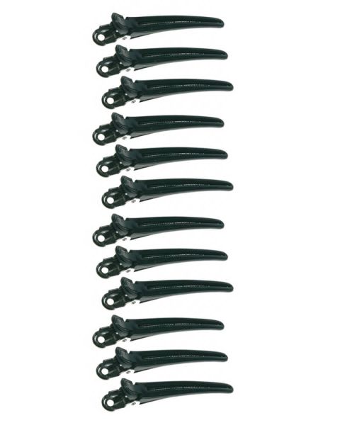 Sibel Hårklemmer 10cm - Ref. P000453 Black Sibel Hårklemmer 10cm - Ref. P000453 Black