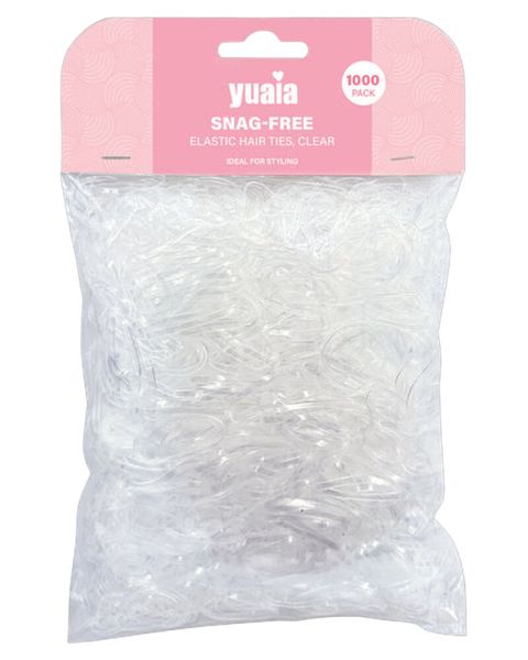 Yuaia Snag-free Elastic Hair Ties Clear