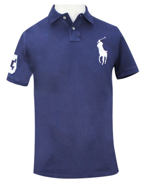 Ralph Lauren Custom Slim Fit Polo Navy XL
