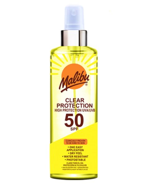 Malibu Clear Protection Sun Spray SPF 50 Malibu Clear Protection Sun Spray SPF 50