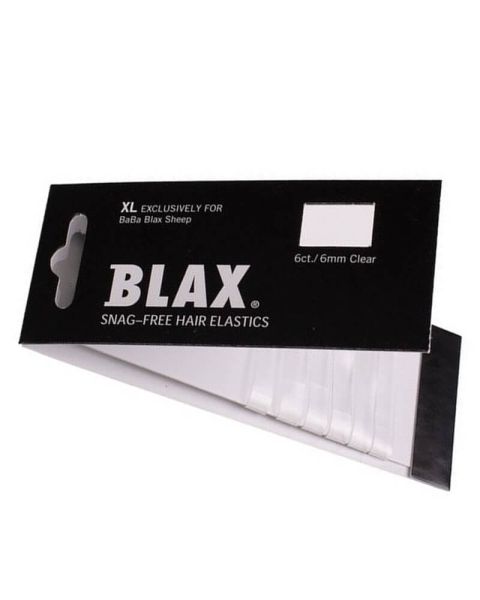 Blax - Snag-Free Hår Elastik CLEAR 6mm Blax - Snag-Free Hår Elastik CLEAR 6mm
