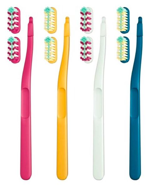 Jordan Tandbørste Change Soft Ass. Farver Replaceable 2x Heads + Handle Jordan Tandbørste Change Soft Ass. Farver Replaceable 2x Heads + Handle