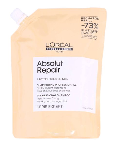 Loreal Absolut Repair Protein + Gold Quinoa Shampoo Refill