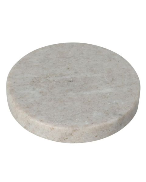 Excellent Houseware Marble Coaster Sand 10 x 10 cm