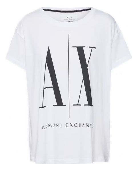 Armani Exchange Icon Period Women T-Shirt Hvid Str. S
