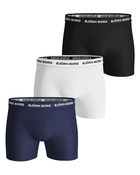 Björn Borg Essential 3-pack Cotton Stretch Shorts - Str. M