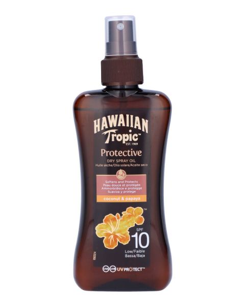 Hawaiian Tropic Protective Dry Spray Oil SPF 10