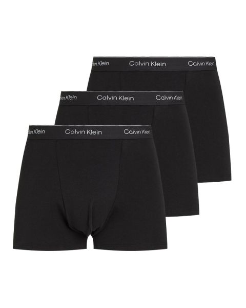 Calvin Klein Icon Cotton Stretch Relaxed Fit Trunks 3-Pack Sort XXL