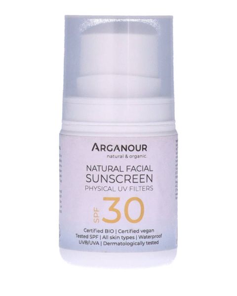Arganour Natural & Organic Facial Sunscreen SPF 30