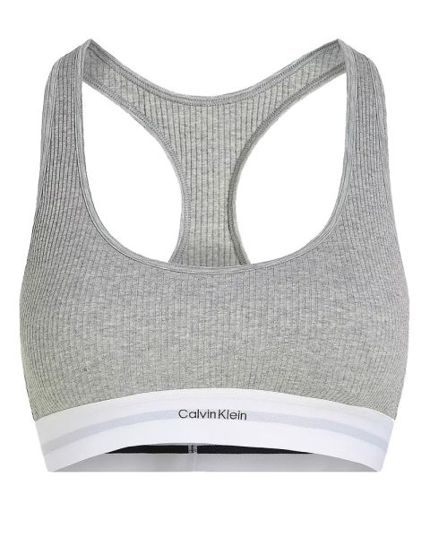 Calvin Klein Lightly Lined Bralette Grey Heather Str. L