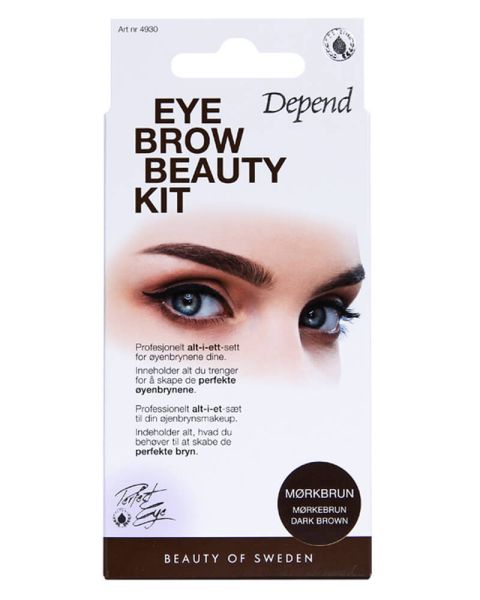 Depend Eye Brow Beauty Kit - Dark Brown Art. 4930 Depend Eye Brow Beauty Kit - Dark Brown Art. 4930