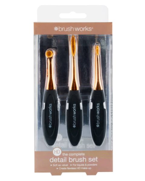 Brushworks Detail Makeupbørste Brush Set