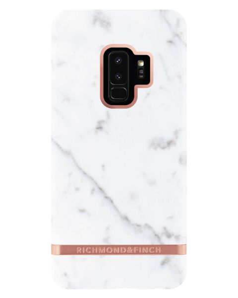 Richmond And Finch White Marble - Rose Samsung S9 PLUS Cover (U) Richmond And Finch White Marble - Rose Samsung S9 PLUS Cover (U)
