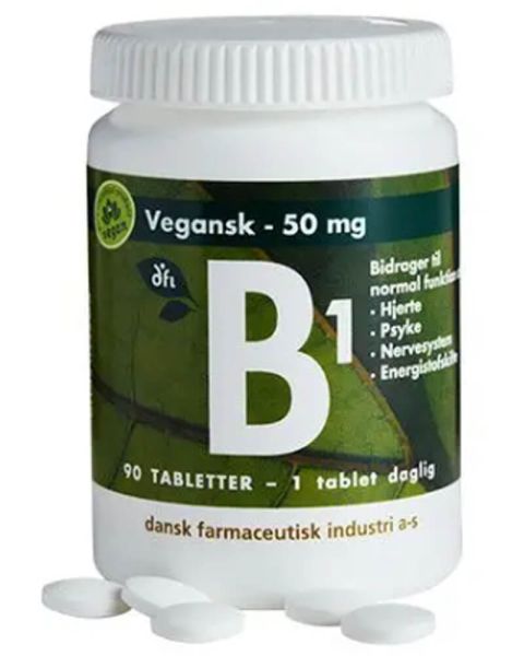 Berthelsen Naturprodukter - B1 50mg Berthelsen Naturprodukter - B1 50mg