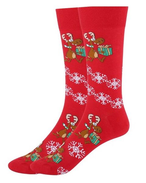 Nissebanden Medias Navideñas Rojas Talla 41-47